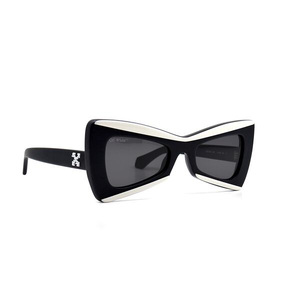 OFF-WHITE 0ER1070 BLACK /WHITE GREY WOMEN'S AUTHENTIC SUNGLASSES - Picture 4 of 13